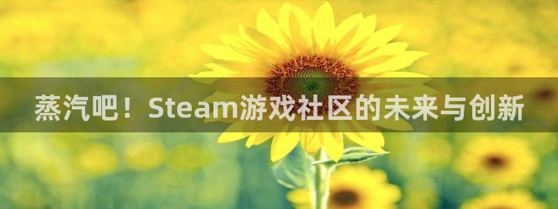 赢咖娱乐官网登录：蒸汽吧！Steam游戏社区的未来与创新